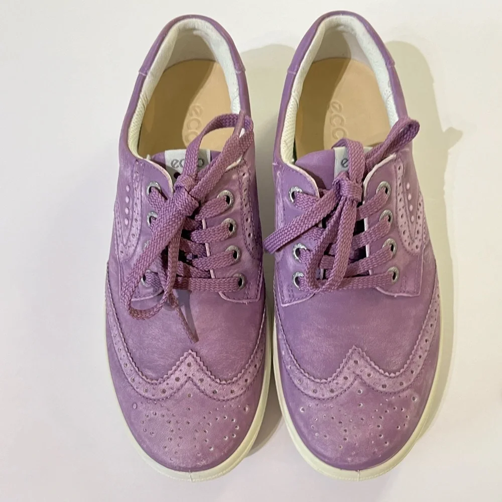 NEW Ecco Biom Hydromax Hybrid II Wingtip Leather Spikeless Golf Shoes 36 5 5.5